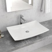 KARAG LT1018 Νιπτήρας Επικαθήμενος Λευκό Πορσελάνη