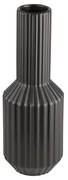 Βάζο Κεραμικό Hirado 421023 12,8x33,5cm Black Eglo Κεραμικό