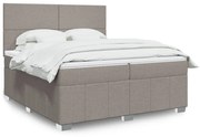 ΚΡΕΒΑΤΙ BOXSPRING ΜΕ ΣΤΡΩΜΑ TAUPE 200X200 ΕΚ. ΥΦΑΣΜΑΤΙΝΟ 3294072