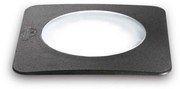 Φωτιστικό Δαπέδου Χωνευτό Gravity Square Big 120386 GX53 max 10W 15,5x15,5x11cm Black Ideal Lux