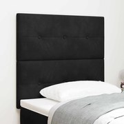 vidaXL Κεφαλάρι Καπιτονέ Μαύρο 100 εκ Βελούδο