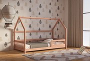 Παιδικό κρεβάτι σπιτάκι  House bed Genius οξιά 70 Χ 140 φυσικό