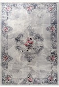 Χαλί Soho 3336-118 Grey-Red Merinos 160X230cm