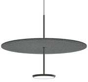 Φωτιστικό Οροφής Sky Sound 24 10570/10580 61x44,4cm Led 1250lm 18W Black-Anthracite Pablo Designs