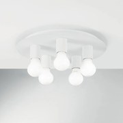 Φωτιστικό Οροφής - Πλαφονιέρα I-Strike-PL5-BCO E27 86x35cm White Luce Ambiente Design