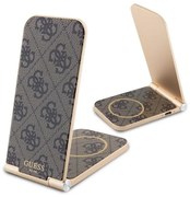 Αναδιπλούμενος Οικιακός Μαγνητικός ταχυφορτιστής ισχύος 15W καφέ GUDCFAL4PEGW Guess 4G-GUDCFAL4PEGW-Καφέ GUDCFAL4PEGW
