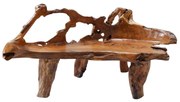 Παγκάκι C9397 Μασίφ Ξύλο Teak Φυσικό 150x50x100 εκ.