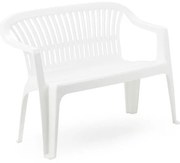 Καναπές Διθέσιος Diva Λευκό 114x55x82 εκ. 114x55x82 εκ.