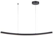 Φωτιστικό Κρεμαστο Aca YL1721LEDPBK NAAVA Μαύρο Ματ (Black Mat) 3000K