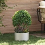 vidaXL Ζαρντινιέρες κήπου 5 pcs Ασημί 30 x 30 x 20 cm