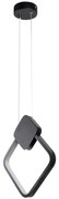 Φωτιστικό Οροφής Mary 61082 Led 12W 20x2,3x28,5cm Black GloboStar Αλουμίνιο
