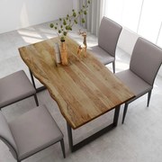 vidaXL Τραπεζαρία 154x80x76 εκ. από Μασίφ Ξύλο Ακακίας