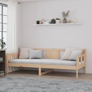 vidaXL Καναπές Κρεβάτι 90 x 190 εκ. από Μασίφ Ξύλο Πεύκου