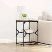 vidaXL Τραπεζάκι Πλευράς Καπνιστή δρυς 41 x 40 x 60 εκ.
