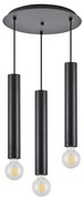 Φωτιστικό Οροφής  SE21-BL-5-3BL ADEPT TUBE BLACK Black Pendant+ - 51W - 100W - 77-8672