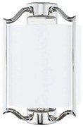 Φωτιστικό Τοίχου - Απλίκα Nuntucet 8151 1x40W E14 Silver Nowodvorski Μέταλλο,Ύφασμα