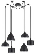 Κρεμαστό Φωτιστικό Οροφής Μαύρο ADEPT FLEX 77-8958 Homelighting-77-8958-Μαύρο 77-8958