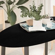 vidaXL Επιτραπέζια επιφάνεια Σκούρο Καφέ 120x60x2 εκ. Ξύλο Δρυός Οβάλ