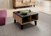 coffee table 60 LOTTA  wotan oak/black DIOMMI CAMA-LOTTA-ŁAWA-60-DWO/CZ DIOMMI-60-19744