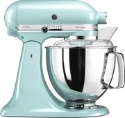 Kitchenaid 5KSM175PSEIC Κουζινομηχανή 300W με Ανοξείδωτο Κάδο 4.8lt Ice Blue