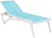 Ξαπλώστρα Pacific White/Turquoise 53-0099 Siesta