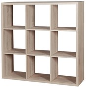 Βιβλιοθήκη Clever 9s-Φυσικό - 114.00Χ32.00Χ114.00cm