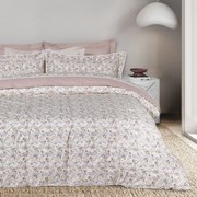 Σεντόνια Prestige 1695 (Σετ 4τμχ) Beige-Blue Das Home King Size 250x270cm 100% Βαμβακοσατέν