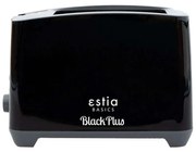 Φρυγανιέρα 2 Θέσεων Aroma 06-12250 750W 25x14x17,1cm Black Estia