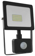 BLACK SENSOR LED SMD FLOOD LUMINAIRE IP66 20W 4000K 1700Lm 230V RA80 ACA Q2040S