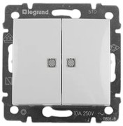 Διακόπτης κομμυτατέρ φωτεινός Valena LEGRAND-774428-Λευκό 774428