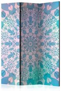 Διαχωριστικό με 3 τμήματα - Girly Mandala (Blue) [Room Dividers]