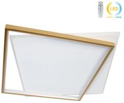 Φωτιστικό οροφής LED 68W 50Χ46Χ5 εκ. χρυσό με controller - GLOBOBOX 602174-602174-Χρυσό 602174