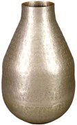 Βάζο Dahlia 021148 21x21x34cm Champagne Αλουμίνιο