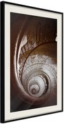 Αφίσα - Winding Staircase - 40x60 - Μαύρο - Με πασπαρτού