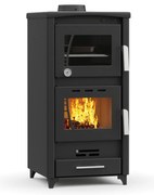 Thermogatz GS 12 Oven Χαλύβδινη Ξυλόσομπα με Φούρνο 12,25 kW