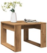 vidaXL Βοηθητικό Τραπέζι Artisan Δρυς 50 x 50 x 35 εκ. Επεξ. Ξύλο