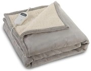 Κουβέρτα Ηλεκτρική Ημίδιπλη Fleece Με Χρονοδιακόπτη (130x180) Eurolamp 300-29204