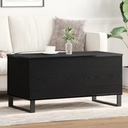 vidaXL Τραπεζάκι Σαλονιού Μαύρη δρυς 90 x 44.5 x 45 εκ.