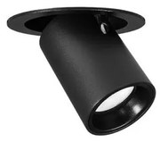 Σποτ Φωτιστικό Χωνευτό Στρογγυλό LED 10W IP20 Gerer Viokef 4304701 Μαύρο