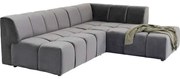 Καναπές Γωνία Belami Δεξιός Γκρι 265x210 εκ. 265x210x70εκ - Γκρι