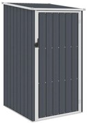vidaXL Αποθήκη Κήπου Ανθρακί 87 x 98 x 159 εκ. από Γαλβανισμένο Ατσάλι
