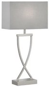 Επιτραπέζιο Φωτιστικό Γκρι-Νίκελ Anni 50459 Fischer Honsel-50459-Γκρι 50459