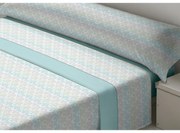 Σετ σεντονια D'Or SEDALINA KENT Ακουαμαρίνης Kρεβάτι 90 εκ