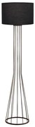 Επιδαπέδιο Φωτιστικό H144 Φ38 cm FLB-08 Heronia-09-0147-Μαύρο 09-0147