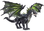 Φιγούρα Δράσης Δράκος Dungeons Dragons Honor Among Thieves Rakor F6634 Black-Green Hasbro
