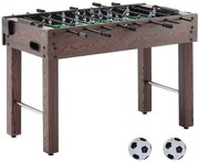 VEVOR Foosball Table, 48 inch Standard Size Foosball Table, Indoor Full Size Foosball Table for Home, Family, and Game Room, Soccer with Foosball Table Set, Includes 2 Balls and 2 Cup Holders