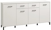 Κομότα - Μπουφές Vienne 4K2F Λευκό 183x40x90 εκ. 183x40x90 εκ.