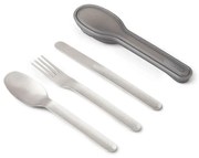Μαχαιροπίρουνα Σε Θήκη Bam (Σετ 4Τμχ) BAM-SSC002 Silver Black&amp;Blum 4 τμχ Stainless Steel
