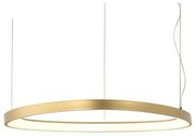 Φωτιστικό Οροφής Harmony BR97LEDP80GD 74W Led Φ80cm 120cm Gold Aca Αλουμίνιο