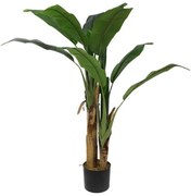 Τεχνητό Δέντρο Μπανανιά NP702_145 Ύψος 145cm Green New Plan Πλαστικό, Ύφασμα